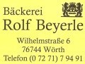 Logo Bäckerei Beyerle