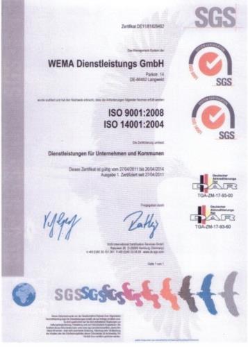 WEMA Dienstleistungs GmbH - Bild 1