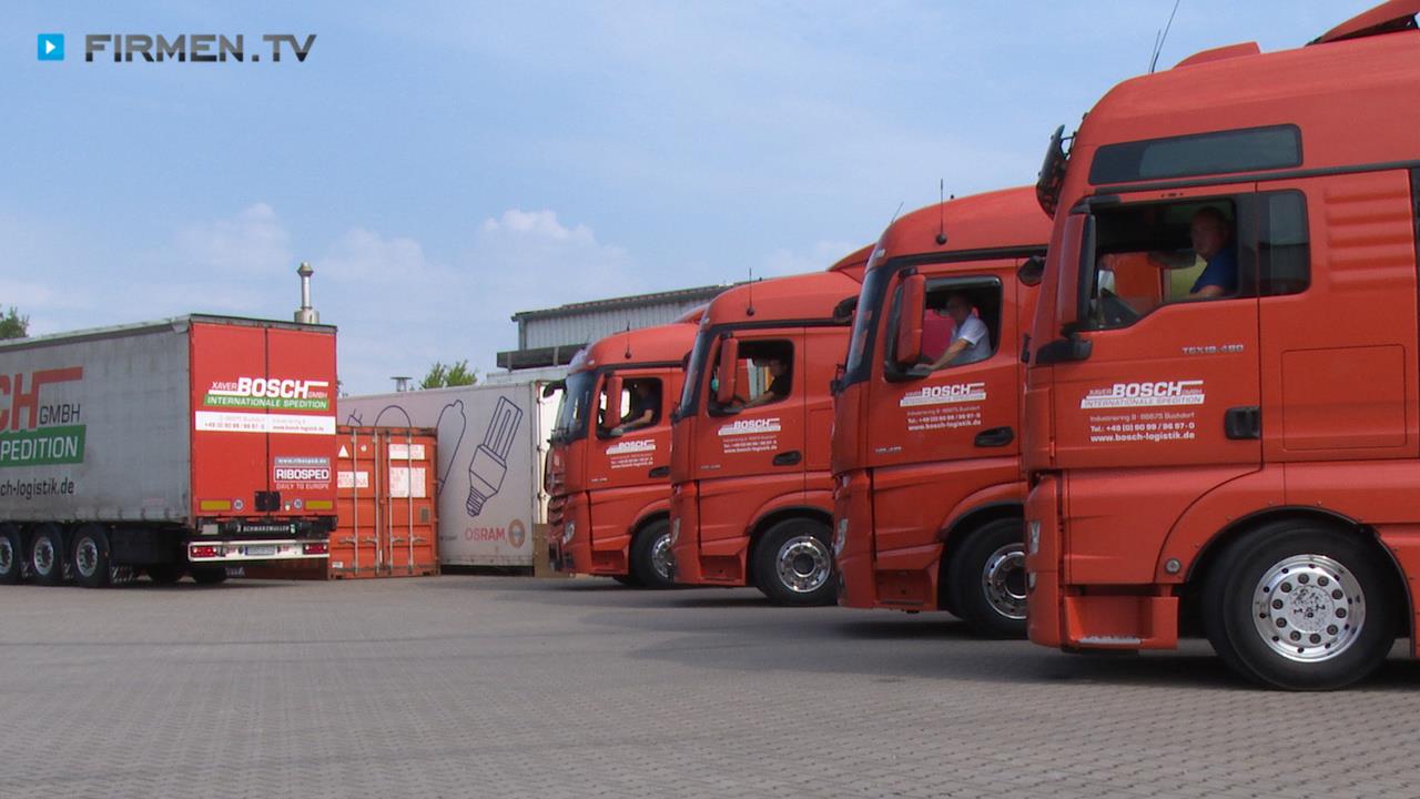 Filmreportage zu Internationale Logistik 
Spedition Xaver Bosch GmbH