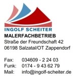 Logo Malerfachbetrieb Ingolf Scheiter